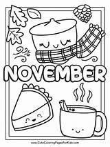 November Coloring Pages 5 Free Printables For Kids  Cute sketch template