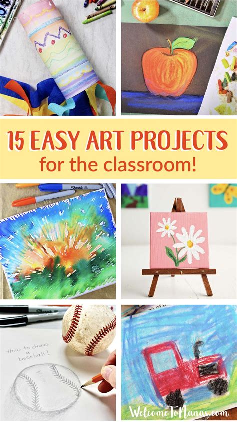 15 Easy Art Projects for the Classroom | Welcome To Nana's