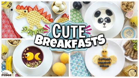 CUTE Breakfast Ideas for SUMMER ️ Quick and EASY!! - YouTube