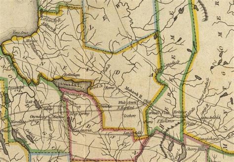 1814 map of Oneida County