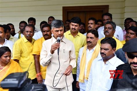 Amaravati: Chandrababu Naidu talks to press #Gallery - Social News XYZ