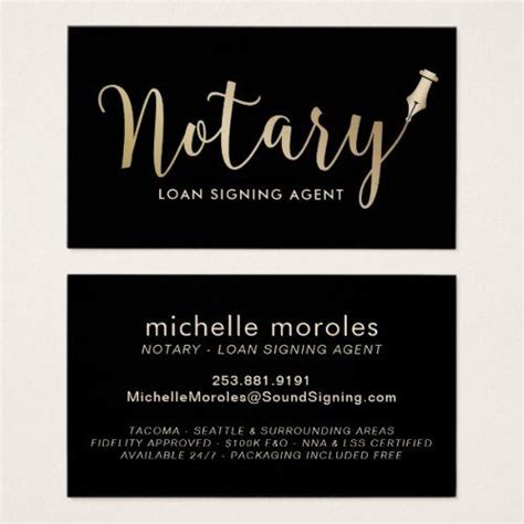 Mobile Notary Business Cards | Arts - Arts