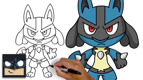 How To Draw Lucario Easy Pokemon Step By Step Pokemon Characters | The ...