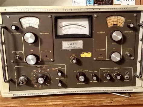 Shortwave Central: Throwback Thursday - vintage frequency voltmeter