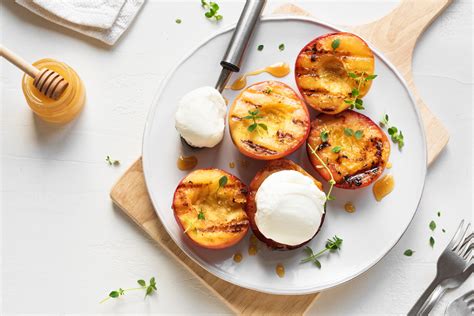 Grilled Peaches with Hot Honey Ricotta | AR’s® Hot Southern Honey | AR ...