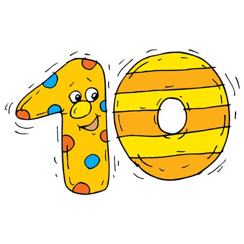 Number 10 Clipart