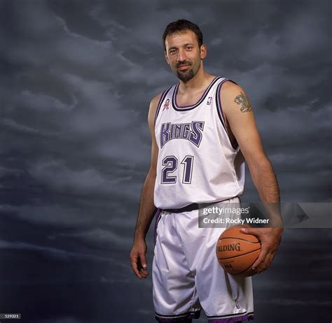 Vlade Divac of the Sacramento Kings poses for a studio portrait on ...