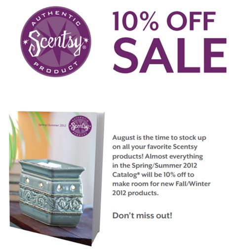 Discontinued Scentsy Fragrances and Warmers - ON SALE in August only!