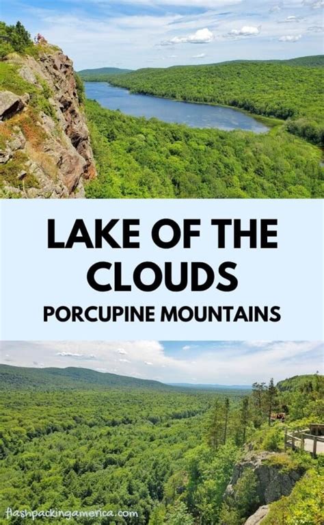 Lake of the Clouds overlook (views!) Porcupine Mountains 🌳 Upper Peninsula Michigan travel blog ...