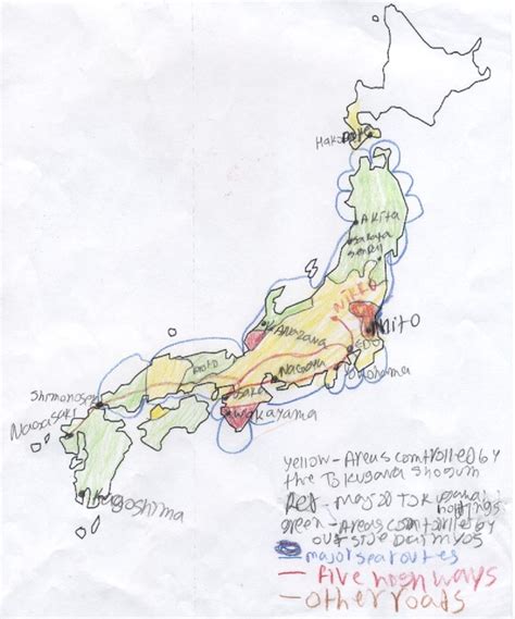 Maps - Tokugawa Shogunate