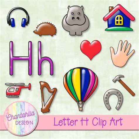 Free beginning sounds clip art for the letter h. Use them to make teaching resources, use them ...
