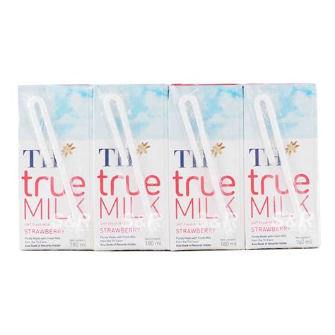 TH True Milk Yogurt Milk Strawberry 4pcs