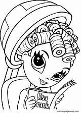 Lisa Frank In A Beauty Salon Coloring Page  sketch template