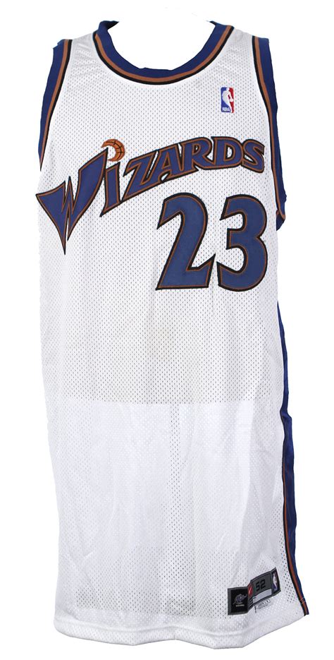 Lot Detail - 2002-03 Michael Jordan Washington Wizards Home Jersey ...