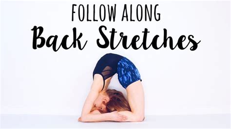 How to get a Flexible Back fast + Giveaway! | Flexibility workout, Stretch routine, Anna mcnulty