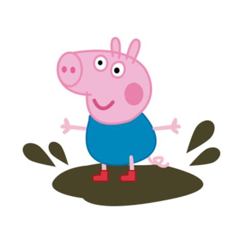 Peppa Pig Muddy Puddles Svg