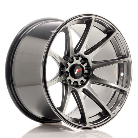 Japan Racing JR Wheels JR11 18x10.5 ET0 5x114.3 5x120 Hiper Black ...