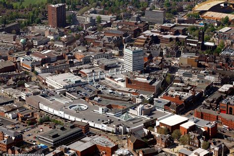 Wolverhampton city Centre from the air | aerial photographs of Great Britain by Jonathan C.K. Webb