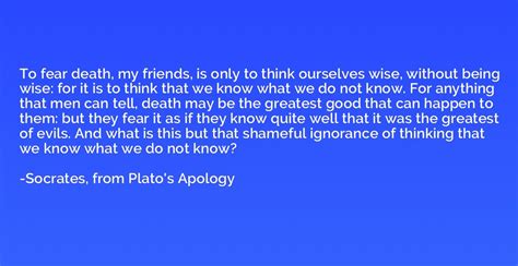 Plato Apology Quotes / 7 Socrates Quotes : - Lucile Library