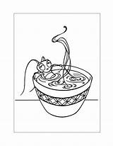 Hot Tub Coloring Page Coloring Pages sketch template