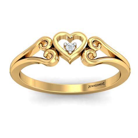 Gold Love Symbol Rings | donyaye-trade.com