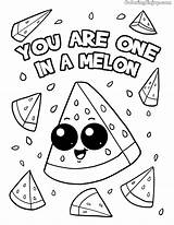 Melon Coloring Page Download & Print  Enjoy pages sketch template