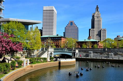 Downtown View from Waterplace Park in Providence, Rhode Island - Encircle Photos