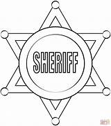 Sheriff Badge coloring Page  Free Printable Coloring Pages sketch template