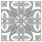 Simple Kaleidoscope Coloring Pages sketch template
