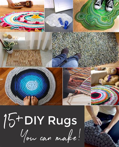 15+ DIY Rug Ideas - How to Make a Rug on scratchandstitch.com