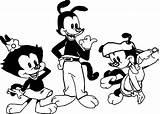Disney Coloring Page Animaniacs Pages sketch template