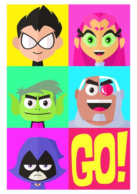 Teen Titans Go!!! Artwork by: iamgeddy Teen Titans Go Characters, Teen Titans Fanart, Wallpaper ...