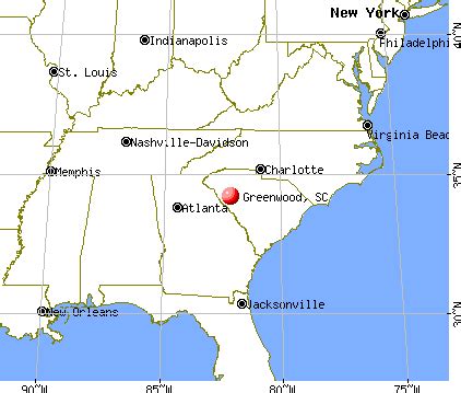 Greenwood South Carolina Map - Zip Code Map