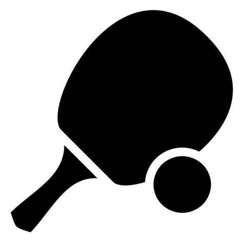 Ping Pong bat icon, SVG and PNG | Game-icons.net