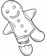Gingerbread Man coloring Page  ColouringPages sketch template