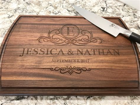 Custom Wood Cutting Board | Personalized Cutting Board | Monogrammed