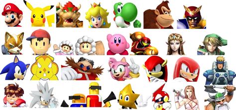 Nintendo vs Sega Starter Rosters by captainjimmy99999 on DeviantArt