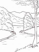 River Coloring Pages  Free Printable For Kids sketch template