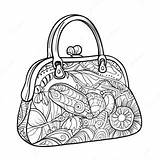 Purse Coloring Page  Pagescom sketch template