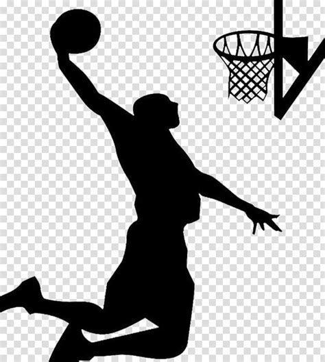 Basketball Player Dunking Clipart