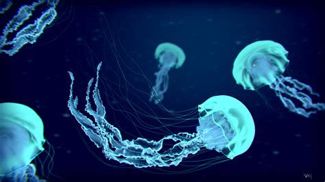 Glowing Jellyfish by MtndewMan98 on DeviantArt
