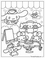 Cinnamon Roll Clip Coloring Pages sketch template