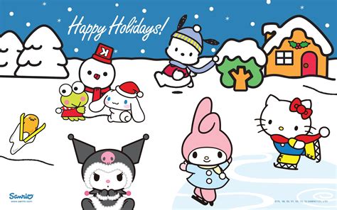Cute Hello Kitty Christmas Wallpaper