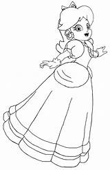 Princess Daisy Coloring Sheet Pages sketch template