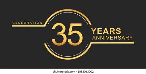 25 Years Anniversary Golden Silver Color Stock Vector (Royalty Free ...