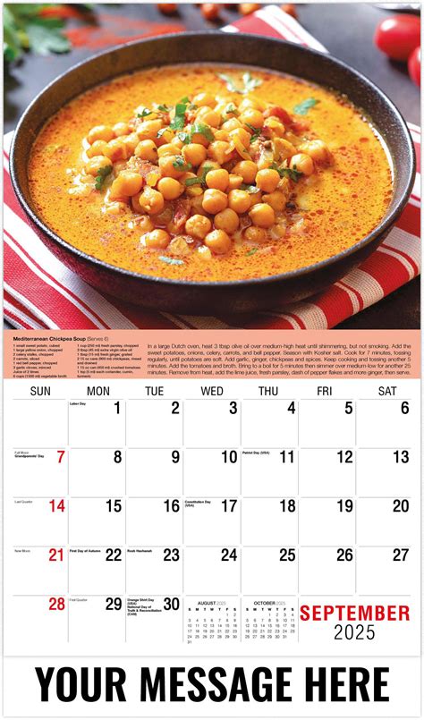 Recipes - 2025 Promotional Calendar