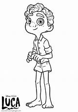 Luca Coloring Pages To Print  Free Printable sketch template
