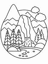 Mountain Coloring Sheets Images  Free Download On Freepik sketch template