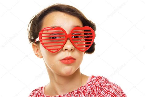 Young girl with funny sunglasses Stock Photo by ©igordutina 2799336