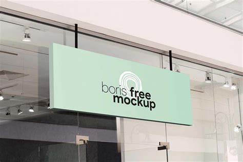 Free Shop Signage Mockup | Mockuptree